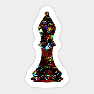 Chess Piece - The Bishop 3 Sticker